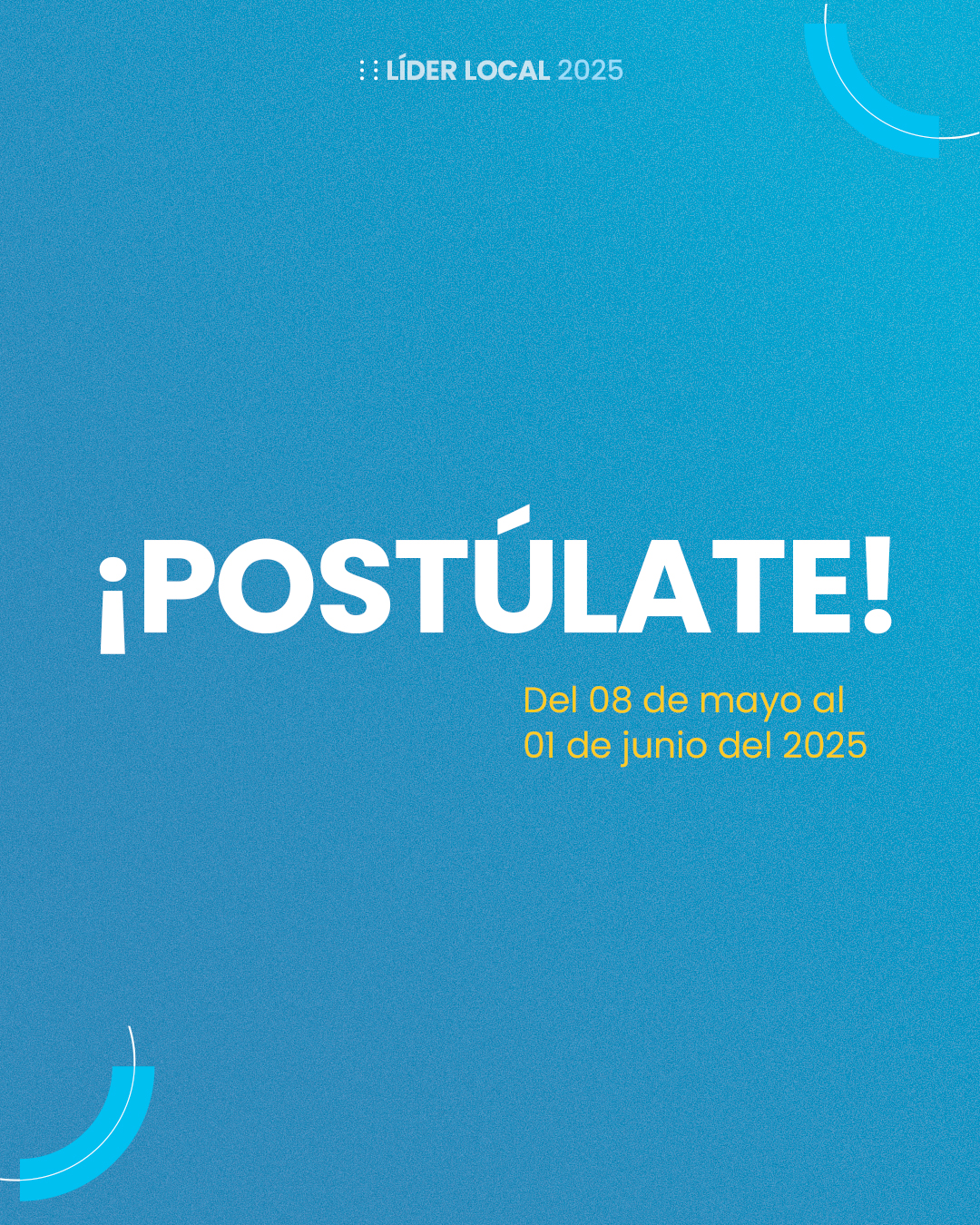 ¡Postúlate!